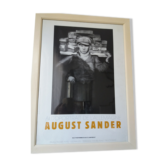 August Sander exhibition poster Paris 1987