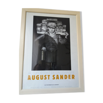 August sander paris exhibition poster 1987