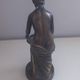 Neoclassical female statue - antique style - Antique bronze Wembley 27cm.