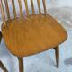 Paire de chaises scandinaves vintage.