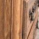 Louis XV style chest of drawers, solid raw oak, 1920.