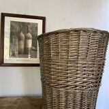 XXL 57cm grey wicker basket