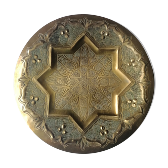 Assiette laiton