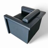 Pair / Trix and Robert Haussmann / Leather Chairs by Knoll