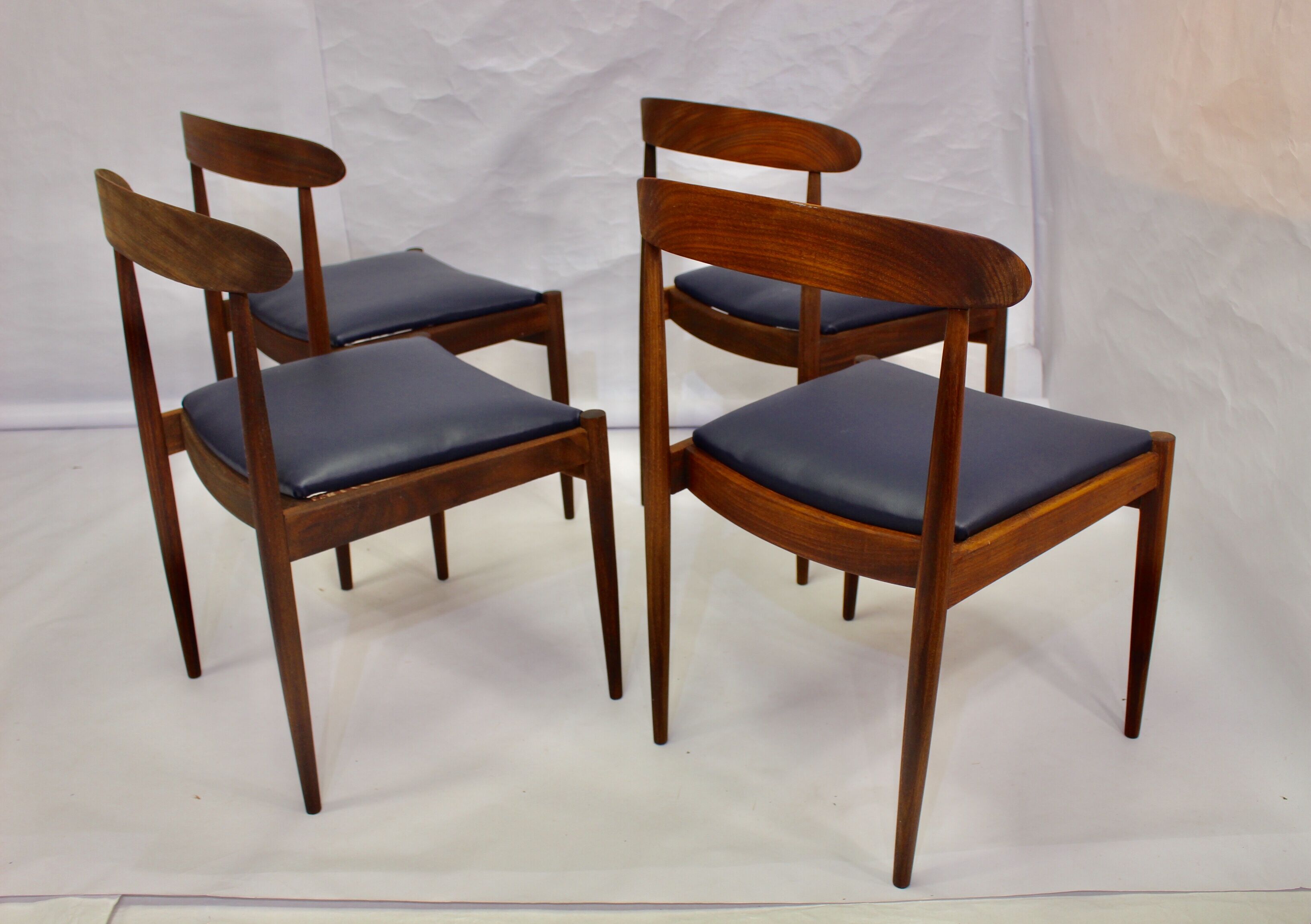 4-Pack Scandinavian chairs 1960