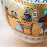 Kaiser "Theben" set of 2 porcelain vases, Egyptian motif.