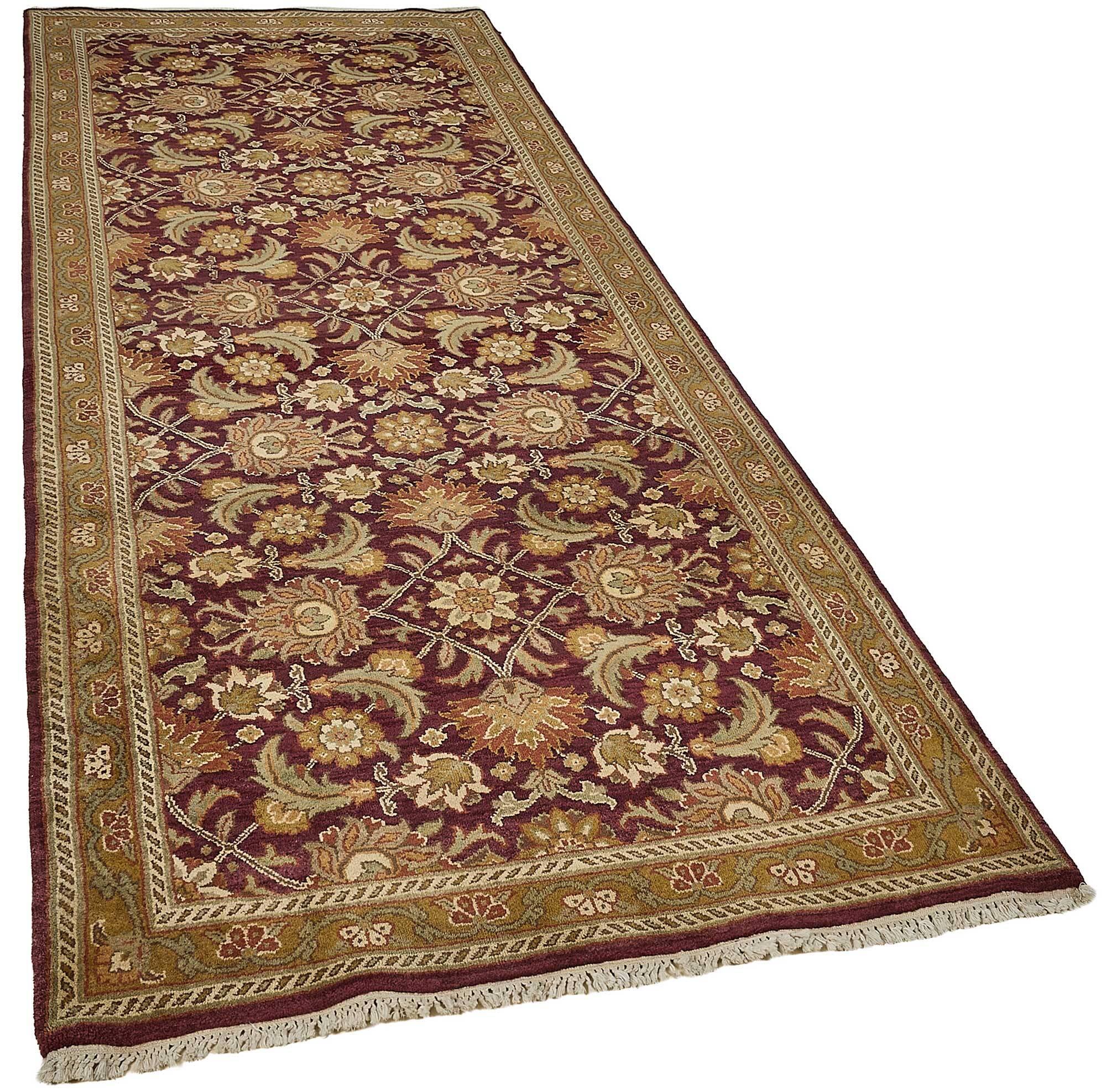 Turkish Handknotted Wool Oushak Rug 117 cm x 296 cm