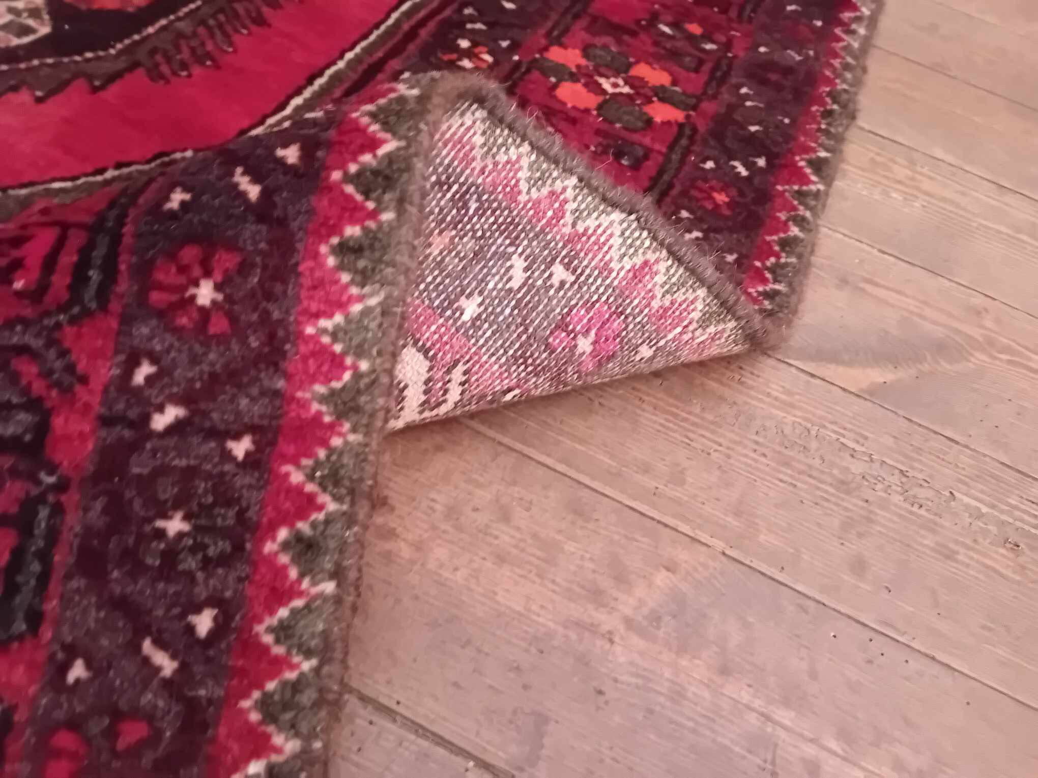 Handmade Persian Maslaghan rug 212x130cm