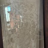 Etched glass door, 1890s
