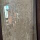 Etched glass door, 1890s