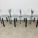 4 chairs Niels Gammelgaard and Lars Mathiasen for Bent Krogh, 1980, postmodern style