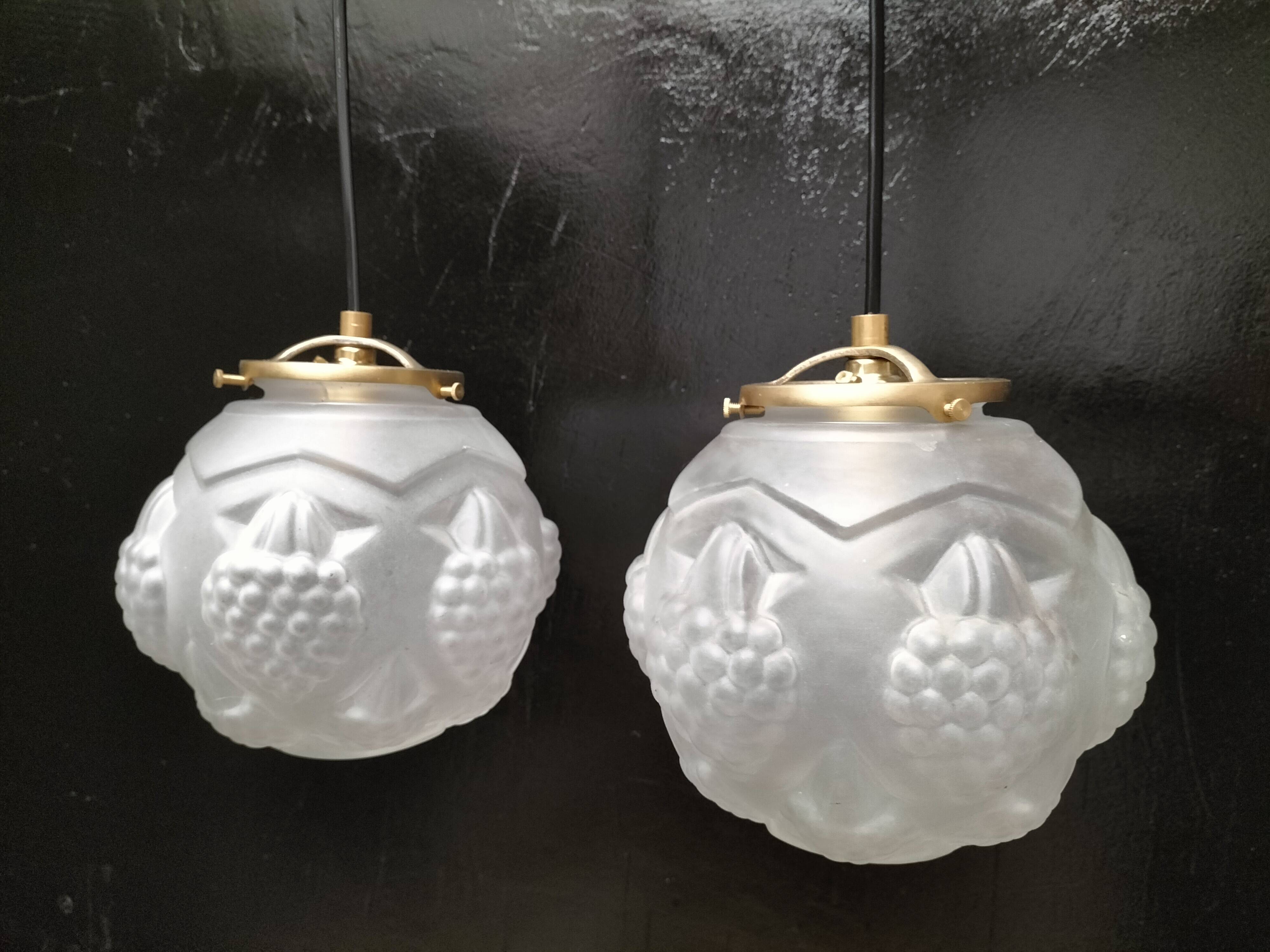 Glass ball pendants