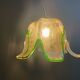 Vintage murano glass pendant light, for Mazzega, 1960s