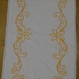 Doily or table path or center of table embroidered around 1970