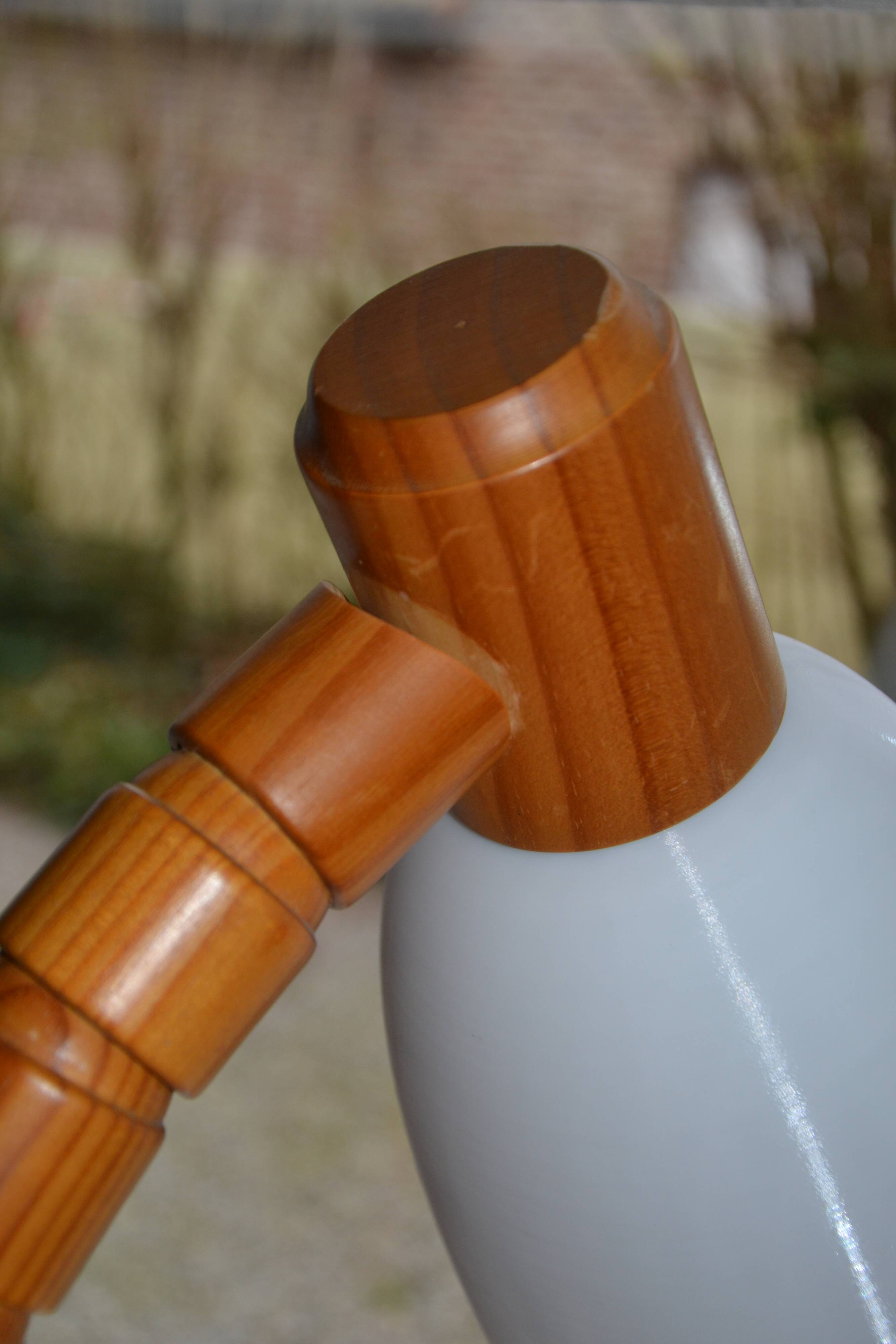 Vintage pine articulated lamp