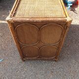 Commode Rotin 3 tiroirs