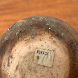 Brutalist pottery vase by Mobach, mid-century, 1960s.