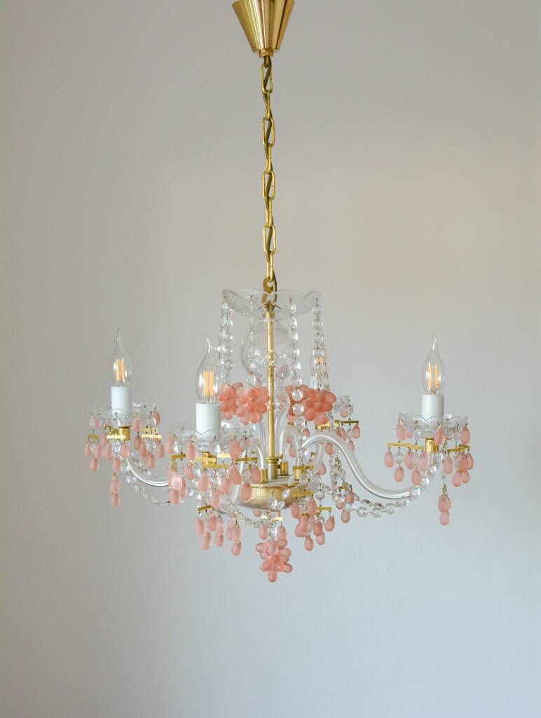 Chandelier en cristal de Bohême par Václav Hanus – Élégance royale