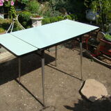 Green vintage formica table 60