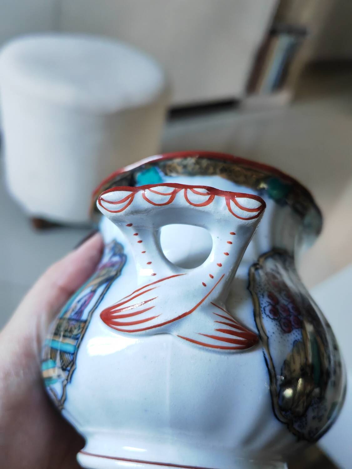 Boch Frères sugar bowl 19th century