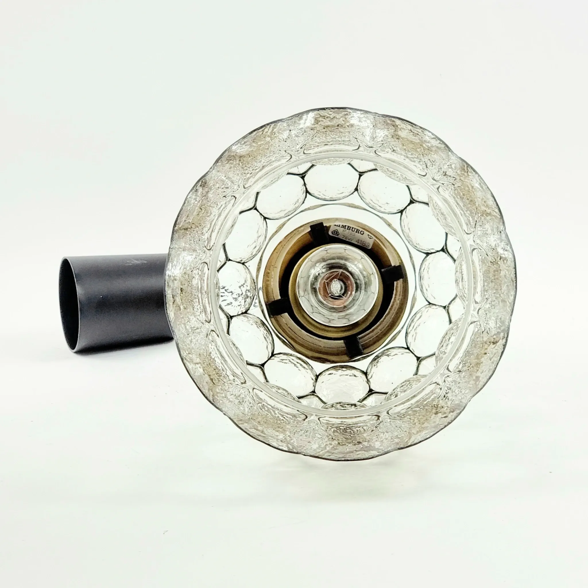 Mid-Century Modern Glass Ceiling/Pendant Light from Limburg, Germany, 1960s
