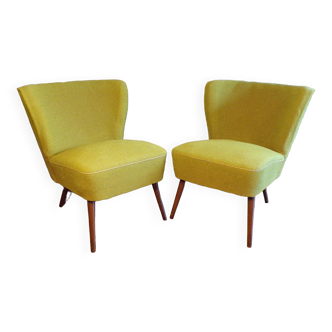 Pair of cocktail armchairs