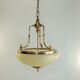 Suspension verre et laiton vintage