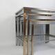Guy Lefèvre for Maison Jansen, suite of 3 nesting tables, 1970s