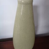 Vase Raku vert craquelé