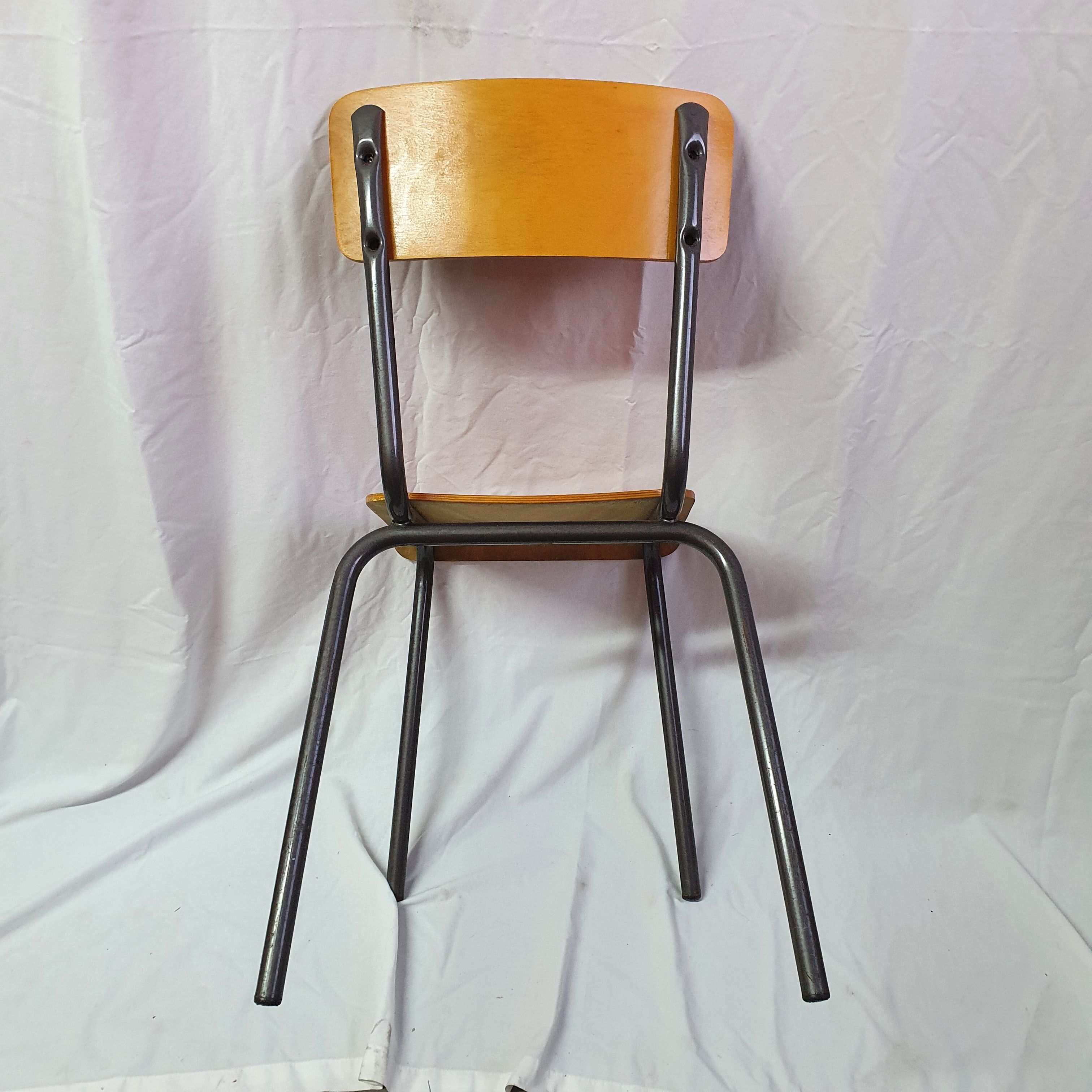 School chair from Groix Island convent 1960
