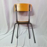 School chair from Groix Island convent 1960