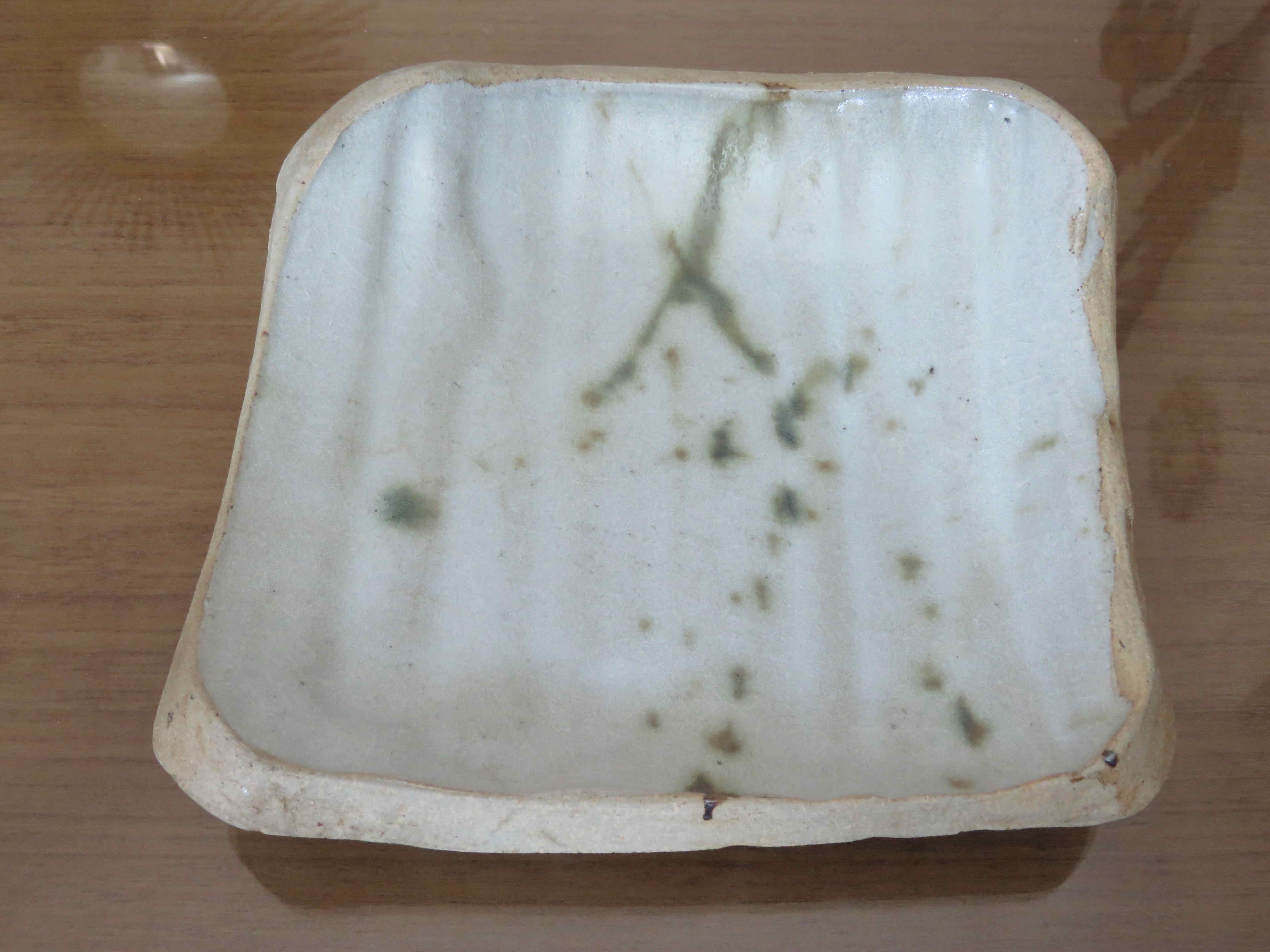 Empty pocket sandstone of the dovecote Vallauris modernist, sandstone tachiste 1950 -60