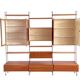 Hilker Omnia walnut wall system – 1960s