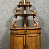 Encoignure galbée époque XIXème siècle en sapin vers 1820-1830