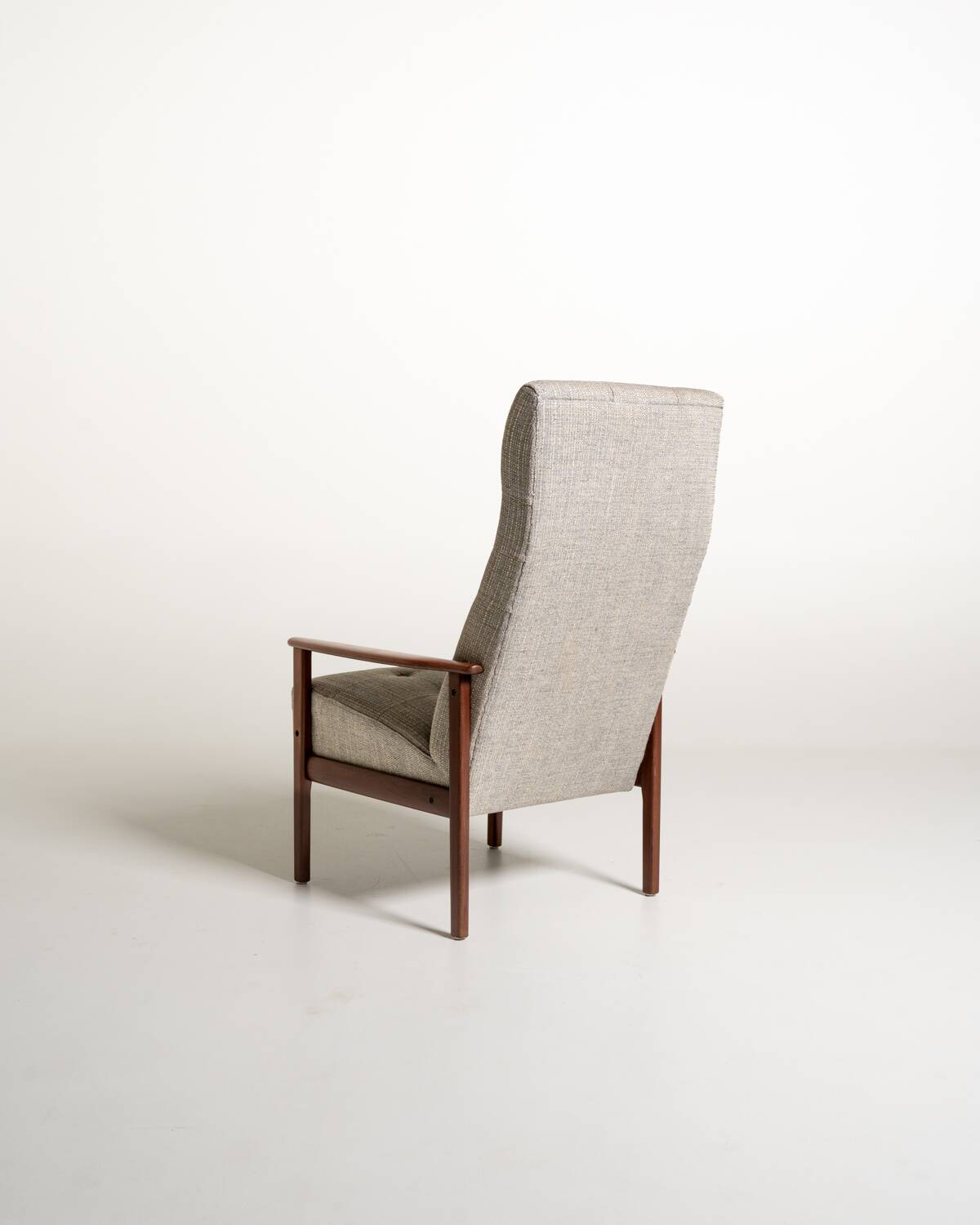 Scandinavian teak reading armchair, 1960s