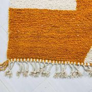 Handmade Moroccan Berber rug, orange, size 150 x 250 cm