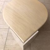 Vintage water drop travertine coffee table