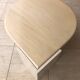 Vintage water drop travertine coffee table