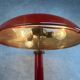 Lampe de bureau champignon Art déco rouge