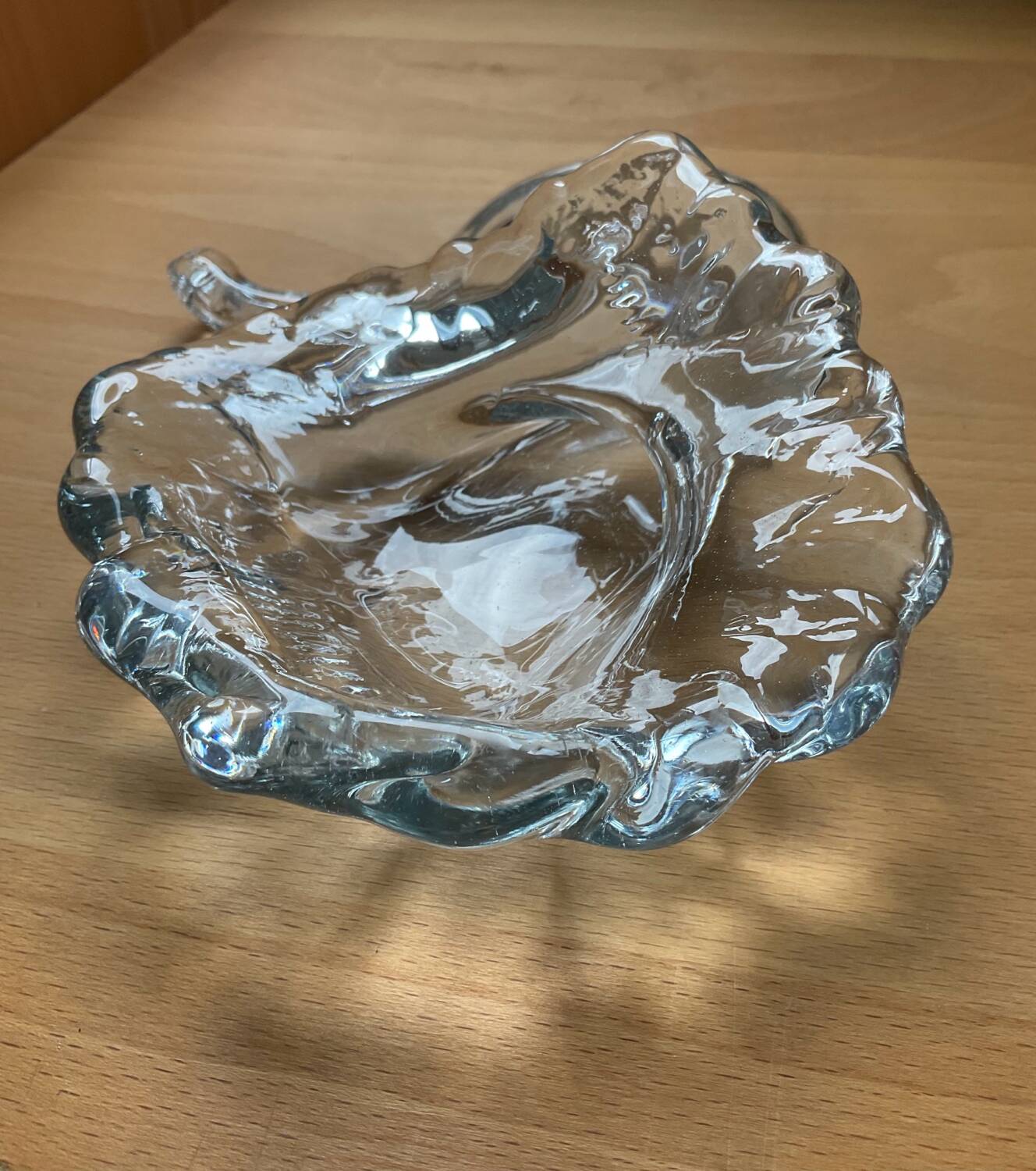 Vintage blown glass empty pocket