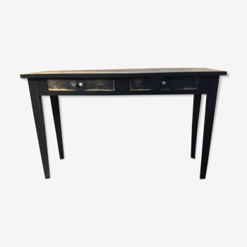 Console vintage noire