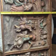 Polychrome wooden table