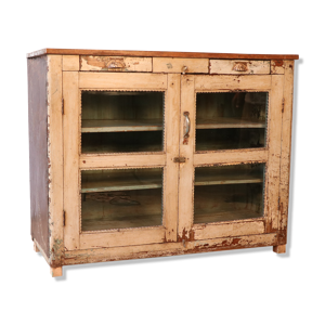buffet en teck birman - patine