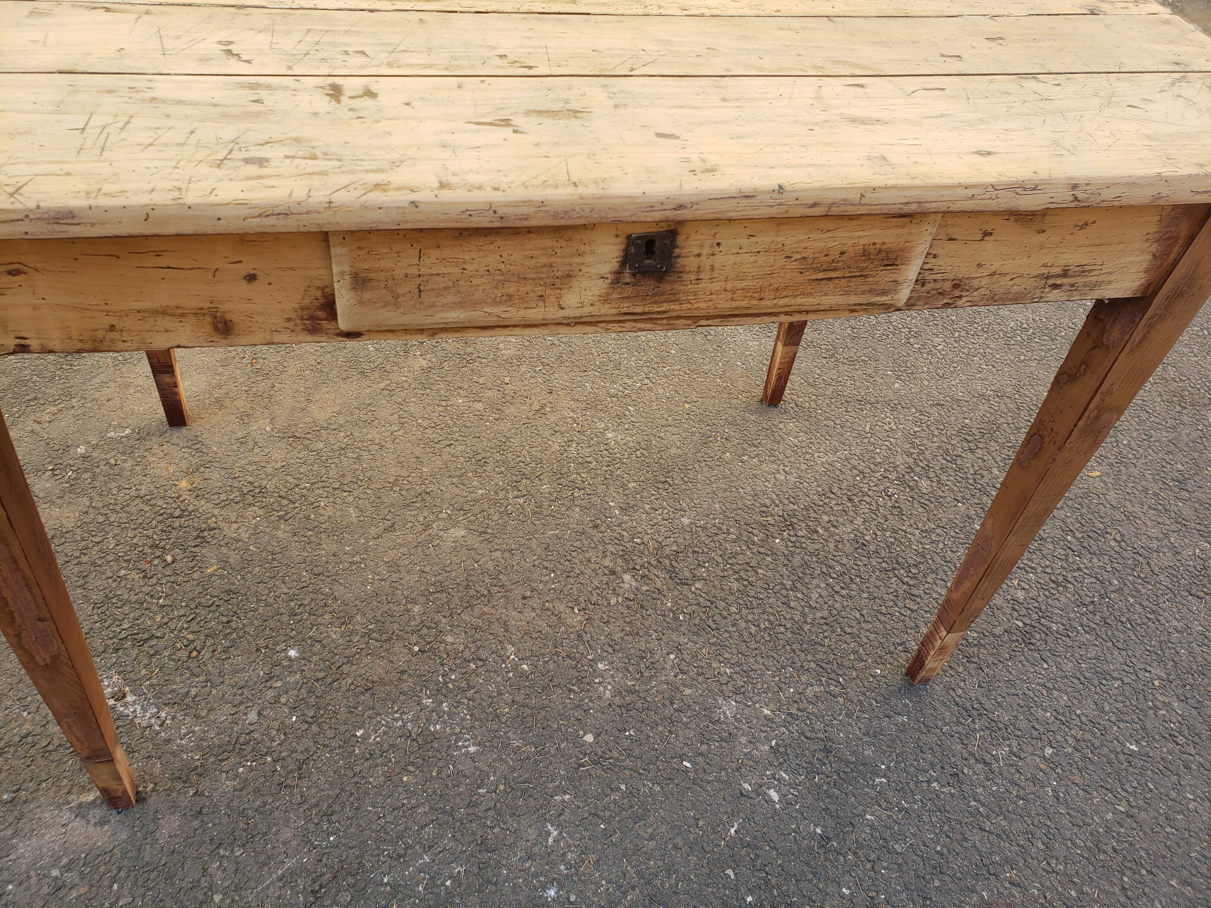 Farm table or "hiss" desk