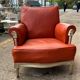 Pair of neoclassical bergère armchairs by Maison Jansen circa 1950.