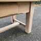 Renovated oak monastery farmhouse coffee table with drawer