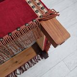 1970s, Danish "Spanish" sofa, original condition, furniture velour.