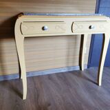 Grey marble art deco console