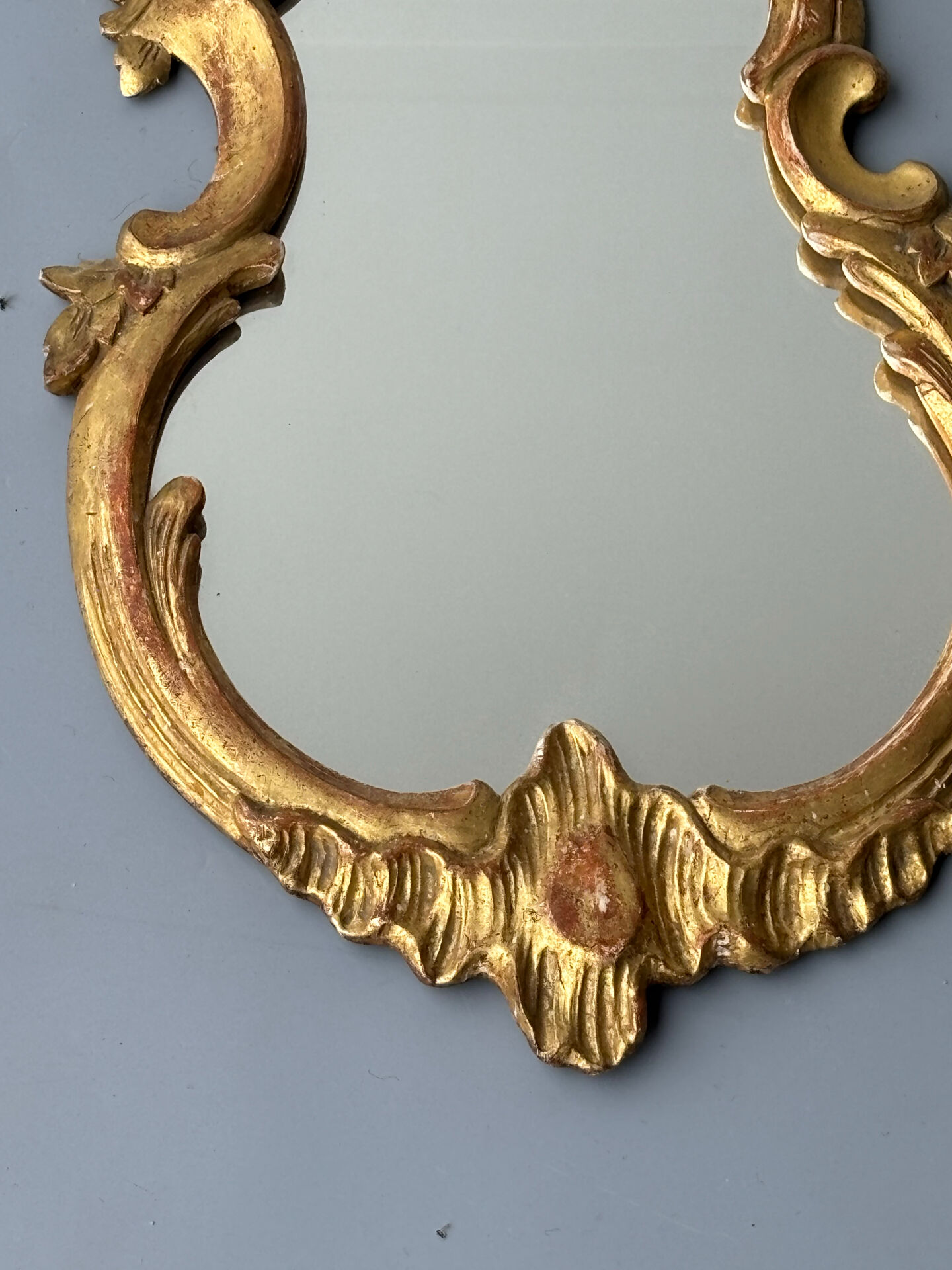 Antique gilded wooden mirror – Louis XV style