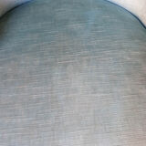 Vintage toad armchair blue velvet 70s